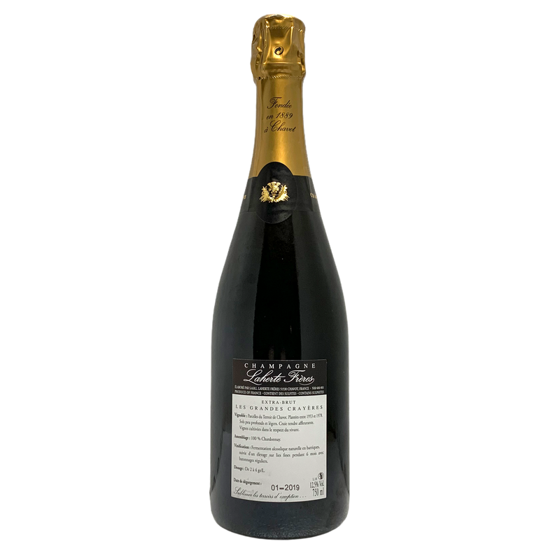 Champagne Lahèrte Frere -  Les Grandes Crayères 2018 Extra Brut